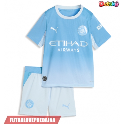 Lacne Dětský Futbalové dres Manchester City Phil Foden #47 2026-27 Krátky Rukáv - Domáci (+ trenírky)